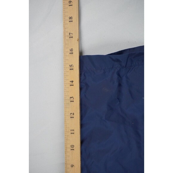 Vintage Polo Jeans Ralph Lauren Blue Yellow Snap Breakaway Sweat Track Shorts XL - Picture 6 of 8